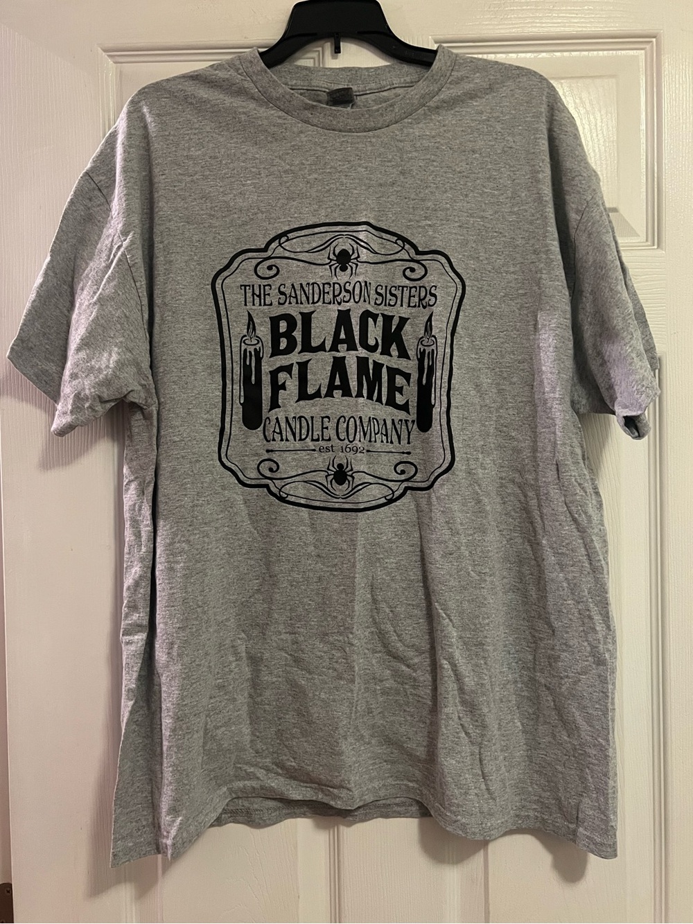 Hocus Pocus Inspired “Black Flame” Tee XL